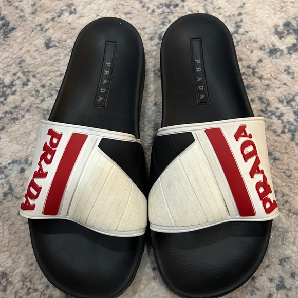 Mens Prada slides. Authentic - Picture 2 of 8